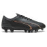 Фото #1 товара Puma Ultra Play Firm GroundArtificial Ground Soccer Cleats Mens Black Sneakers A