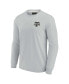 Фото #2 товара Men's and Women's Gray Texas A&M Aggies Super Soft Long Sleeve T-shirt