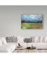 Фото #3 товара Jean Plout 'Abstract Aqua Sky Landscape' Canvas Art - 24" x 16"