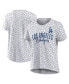Women's White Los Angeles Dodgers Bat T-shirt