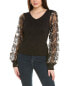 Gracia Fringe Glitter Sweater Women's