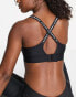 Under Armour Infinity Covered mid support sports bra in black