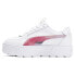 Фото #3 товара Puma Karmen Rebelle Vivid Dream Lace Up Womens White Sneakers Casual Shoes 3930