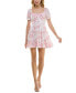 Фото #5 товара Платье Trixxi с расклешенной юбкой и принтом цветов