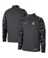 ფოტო #1 პროდუქტის Men's Charcoal Michigan State Spartans OHT Military-Inspired Appreciation Long Range Raglan Quarter-Zip Jacket