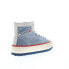 Фото #8 товара Diesel S-Principia Mid W Womens Blue Canvas Lifestyle Sneakers Shoes