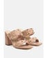 Фото #3 товара fischer stud embellished block heel sandals