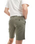 Farah hawk chino short in khaki green