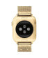 Фото #3 товара Gold-Tone Mesh Bracelet for Apple Watch® 42/44/45mm