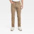 Фото #1 товара Men's Big & Tall Comfort Wear Slim Fit Jeans - Goodfellow & Co Beige 40x36