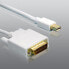 PureLink Mini DisplayPort/DVI 1.5m - 1.5 m - mini DisplayPort - DVI-D - Gold - White - Male/Male