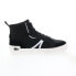 Фото #1 товара Lacoste L004 Mid 0722 2 CMA Mens Black Canvas Lifestyle Sneakers Shoes