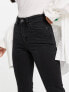 Vero Moda Petite Brenda straight leg jeans in black