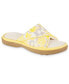 ფოტო #2 პროდუქტის Women's Cotton Floral Keilly Slide