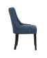 Upholstered Wingback Button Tufted Dining Chair