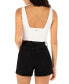 Фото #2 товара Junior's Cropped Tracy Tank Top