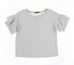 Фото #1 товара Harlowe & Graham Gray Women's Usa Large L Ruffle Pullover Sweater $58