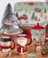 Фото #3 товара Joy of Christmas 18 oz 3-D Snowman Mugs Set of 4