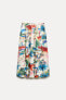 Zw collection printed midi skirt