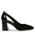 Women's Barclay Pointed Toe T Strap Block Heel Pumps