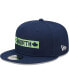Фото #2 товара Men's College Navy Seattle Seahawks 12 North Collection Snapback Hat