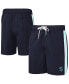 ფოტო #3 პროდუქტის Men's Deep Sea Blue Seattle Kraken Sand Beach Swim Shorts