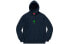 Фото #1 товара Supreme SS19 Apple Hooded Sweatshirt Navy 苹果logo连帽衫卫衣 男女同款 海军蓝 送礼推荐 / Худи Supreme SS19 Apple SUP-SS19-63