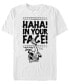 Фото #1 товара Kung Fu Panda Men's Mr. Ping Haha In Your Face Short Sleeve T-Shirt