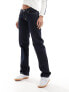 Фото #1 товара Weekday Arrow low waist regular fit straight leg jeans in blue rinse wash