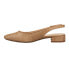 Фото #3 товара Easy Spirit Cassius Pointed Toe Sling Back Pumps Womens Brown Dress Casual E-CAS