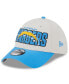 Фото #4 товара Men's Stone, Powder Blue Los Angeles Chargers 2023 NFL Draft 39THIRTY Flex Hat
