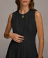 Фото #5 товара Women's Front Zip Sleeveless Fit & Flare Dress