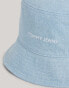 Tommy Jeans Denim Bucket Hat in Blue Grey