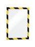 Durable Duraframe Security A4 - A4 - Black - Yellow - Portrait/Landscape - 2 pc(s)