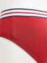 Фото #2 товара ASOS DESIGN 3 pack briefs with striped waistband