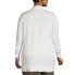 ფოტო #6 პროდუქტის Plus Size Open Long Cardigan Sweater