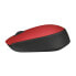 Фото #6 товара Logitech M170 Wireless Mouse - Ambidextrous - Optical - RF Wireless - 1000 DPI - Red