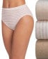 Elance Cotton French Cut Underwear 3-Pk 1541, Extended Sizes
