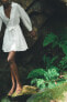 Фото #1 товара Короткое платье с ажурной вышивкой ZARA