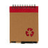 Spiral Notebook with Pen Recycled cardboard 1 x 10 x 13 cm (24 Units)