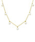 ფოტო #1 პროდუქტის Cultured Freshwater Pearl (5mm) Dangle Collar Necklace, 16" + 2" extender, Created for Macy's