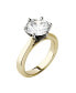 ფოტო #1 პროდუქტის Moissanite Solitaire Engagement Ring 3-1/10 ct. t.w. Diamond Equivalent in 14k White or Yellow Gold