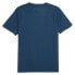 Puma Seasons Running Logo Crew Neck Short Sleeve Athletic T-Shirt Mens Blue Casu
