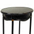 Set of 2 tables Alexandra House Living Black Metal 75 x 75 x 50 cm