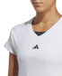 Фото #3 товара Women's Training Moisture-Wicking Logo V-Neck T-shirt