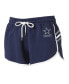 Women's Navy Dallas Cowboys Hem Shorts