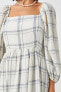 Kadın / Kız Lacivert Ekose Elbise 2SAL80072IW