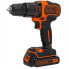 Black & Decker BDCHD18K - Pistol grip drill - 1 cm - 1400 RPM - 2.5 cm - 1 cm - 360 RPM