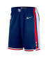 Фото #2 товара Men's Navy Brooklyn Nets 2021/22 City Edition Swingman Shorts