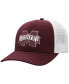 ფოტო #1 პროდუქტის Men's Maroon, White Mississippi State Bulldogs Trucker Snapback Hat
